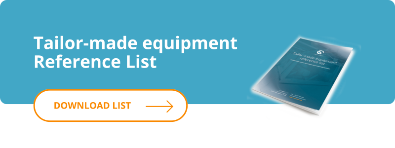 Tailor-made equipment reference list