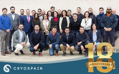 Spanish Cryogenics company Cryospain turns 18
