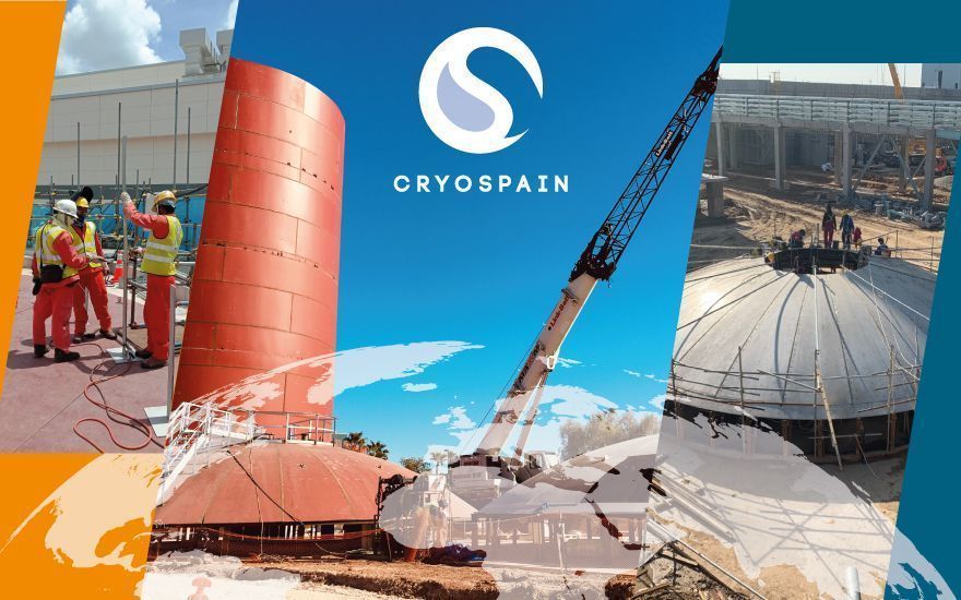 Tanques de fondo plano: aumenta el crecimiento internacional de Cryospain