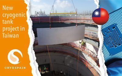 New Flat Bottom Cryogenic Tank project in Taiwan!