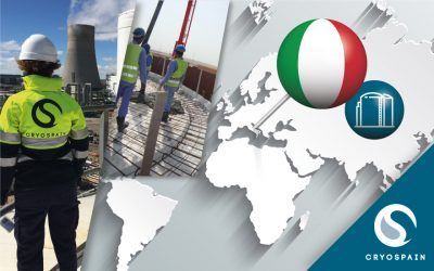Cryospain’s latest project: New liquid storage tank in Italy