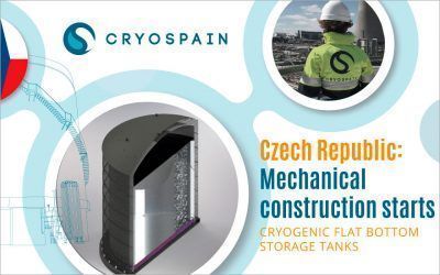 Flat-bottom cryogenic tanks in Czechia: assembly resumes!