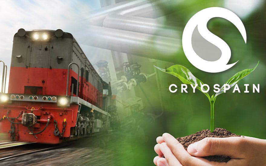 Trenes GNL: proyectos pioneros a nivel europeo para Cryospain