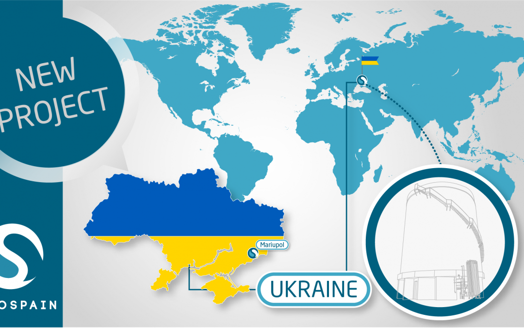 Nuevo tanque de almacenamiento criogénico: un proyecto desafiante para Cryospain en Ucrania