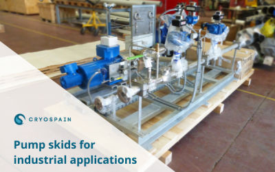 Pump skids for industrial applications