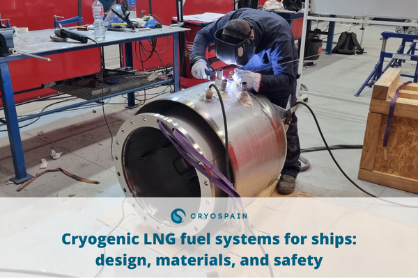 Cryogenic systems for LNG fuel on ships: design, materials, and safety considerations