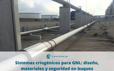 Sistemas criogénicos para GNL: diseño, materiales y seguridad en buques