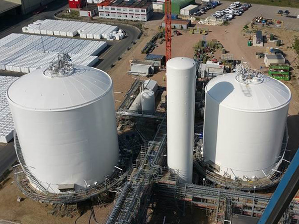lat-Bottom Cryogenic Storage Tanks for LIN, LOX, and LAR